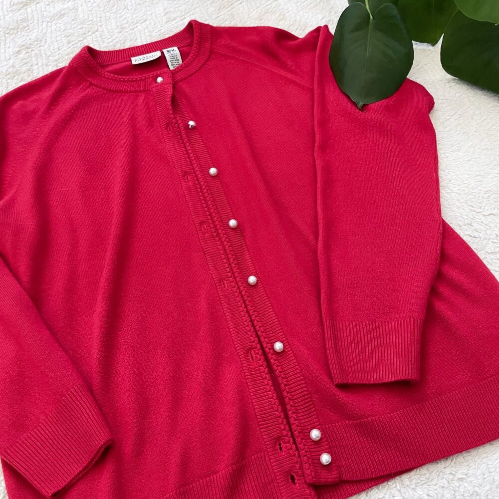 Red Cardigan - Picture 5 of 10